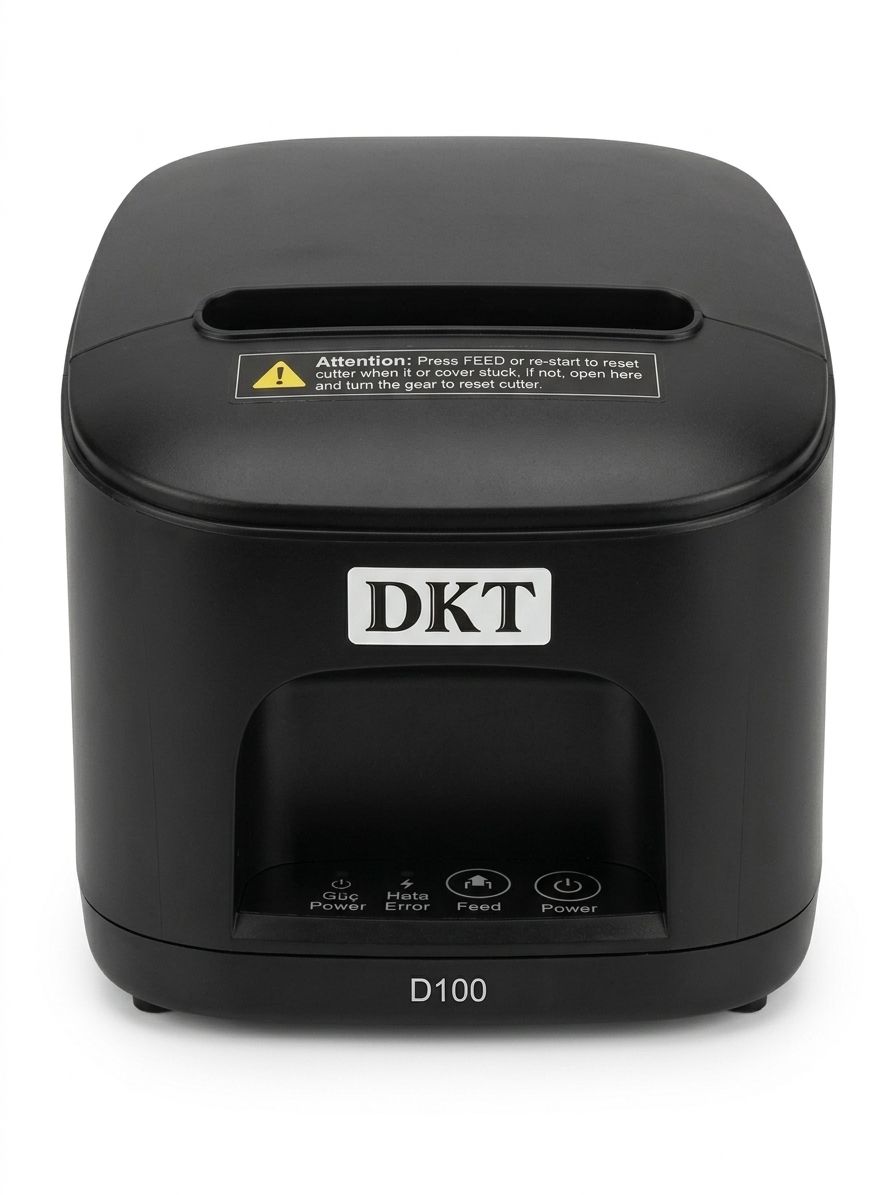 DKT Masaüstü Yazıcı - USB/LAN Girişli Termal Yazıcı (80x50)