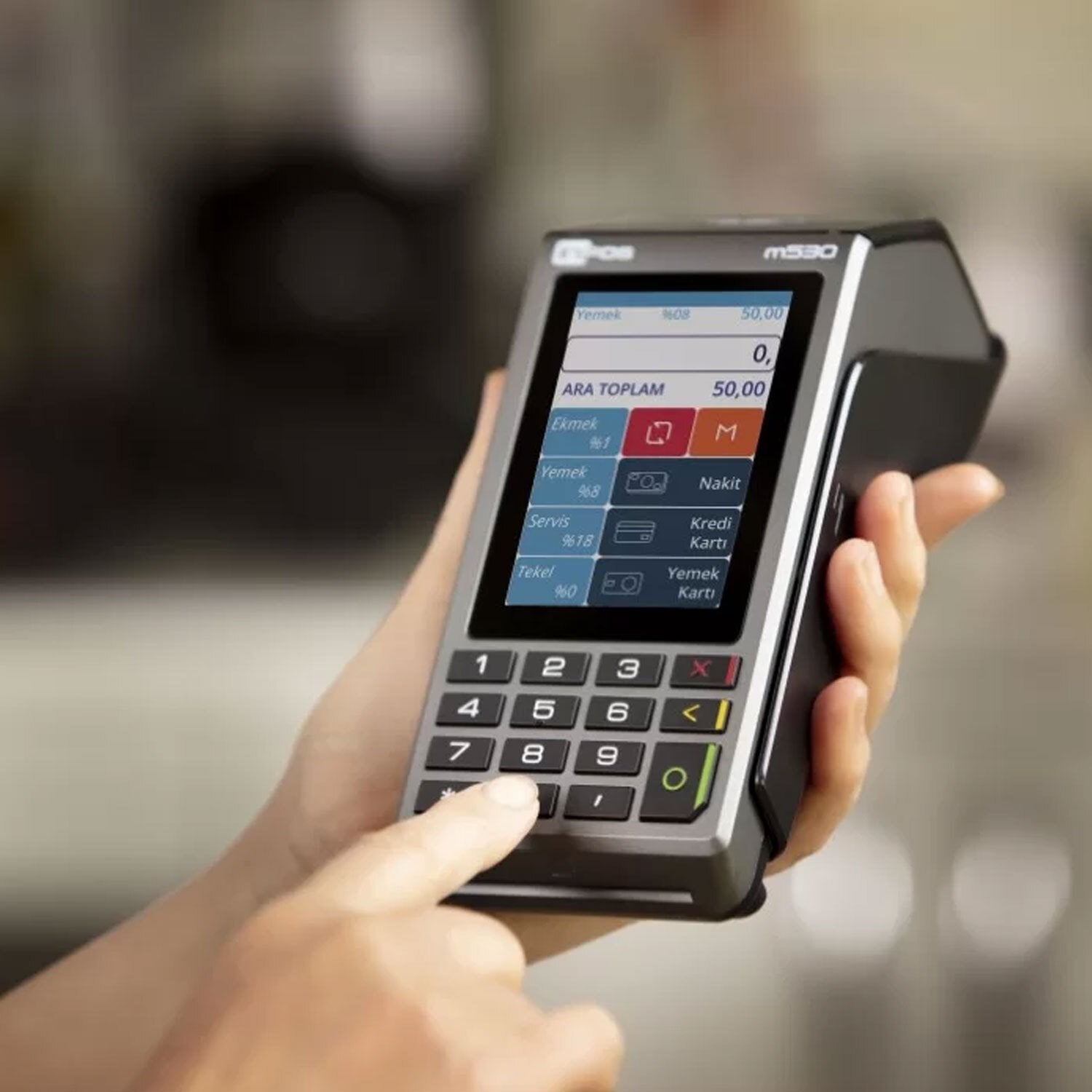 1- İnpos M530 Yazarkasa POS – 4G | Yeni Nesil Yazar Kasa POS